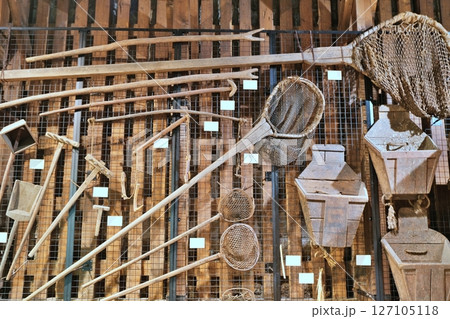 昔の漁具 昔の漁具 127105118