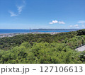 高台から見る海～知念半島を望む～ 127106613