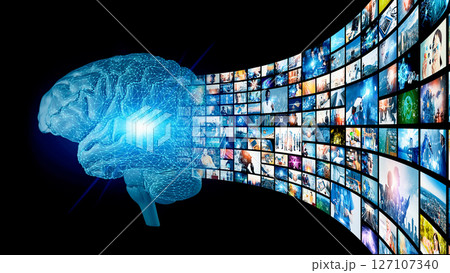 画像生成AIのコンセプトビジュアル 127107340