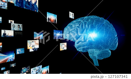 画像生成AIのコンセプトビジュアル 127107341