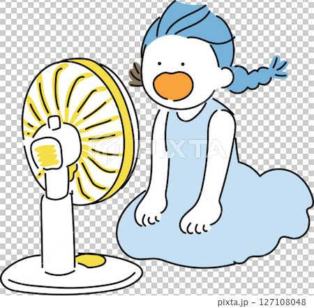 Children enjoying summer_Fan_Summer colors Children enjoying summer_Fan_Summer colors 127108048