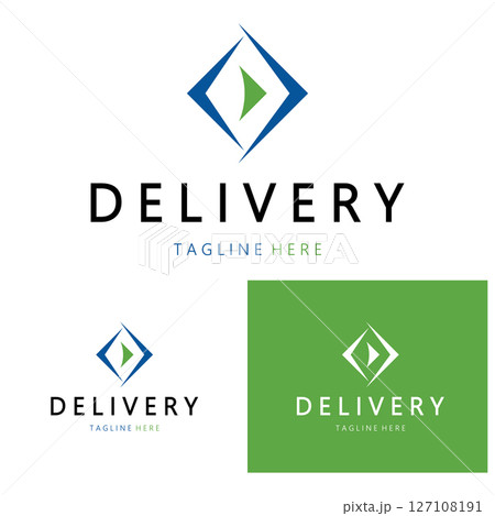 logistics logo icon illustration vector design  distribution symbol  delivery of goods  economy  finance 127108191