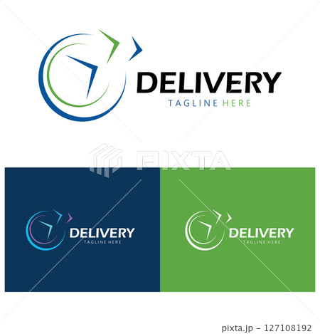 logistics logo icon illustration vector design  distribution symbol  delivery of goods  economy  finance 127108192