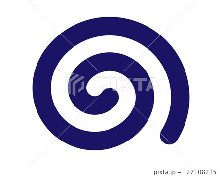 ぐるぐるの効果線（うずまきアイコン） 127108215