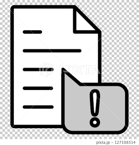 Illustration icon material: Document file 127108314