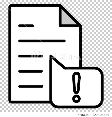 Illustration icon material: Document file 127108529