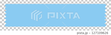 Simple and easy to use light blue masking tape 127109626