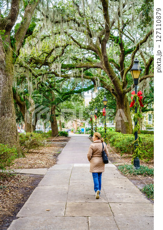 Alley in Forsyth Park 127110879