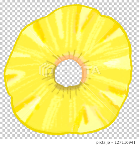 Sliced pineapple 127110941