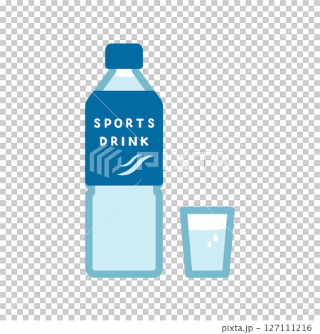 Sports drink simple illustration material 127111216