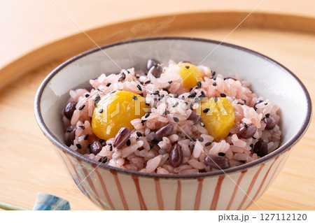 栗赤飯 栗赤飯 127112120