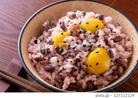 栗赤飯 栗赤飯 127112124
