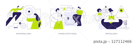 Life coach isolated cartoon vector illustrations se 127112466