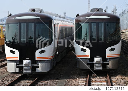車両基地にたたずむHC85系D1とD8編成 127112813