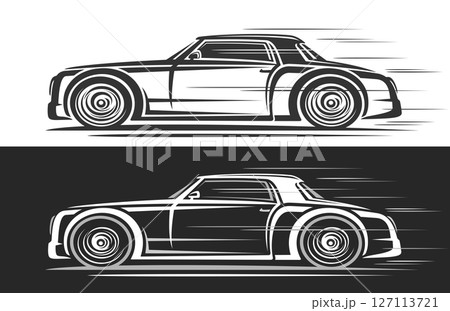 Vector logo for Luxury Coupe Car 127113721