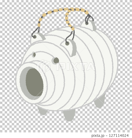 Mosquito repellent pig illustration 127114024