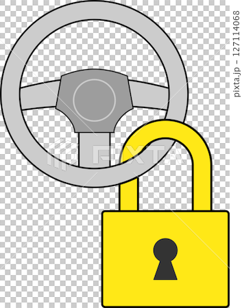 Steering wheel lock to prevent car theft Steering wheel lock to prevent car theft 127114068
