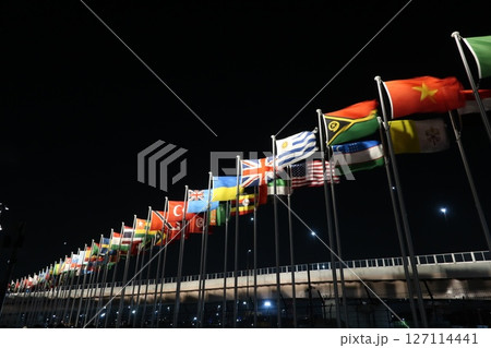 大阪・関西万博(EXPO2025)、世界の国旗 大阪・関西万博(EXPO2025)、世界の国旗 127114441
