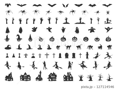 Halloween silhouettes, Halloween bundle, Collection of halloween silhouettes, Halloween vector, Halloween Svg, Halloween elements icon set Halloween silhouettes, Halloween bundle, Collection of halloween silhouettes, Halloween vector, Halloween Svg, Halloween elements icon set 127114546
