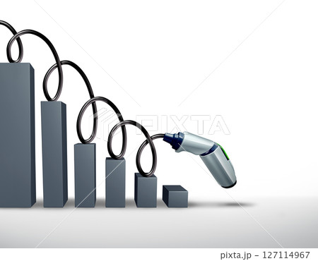 Falling EV market Falling EV market 127114967