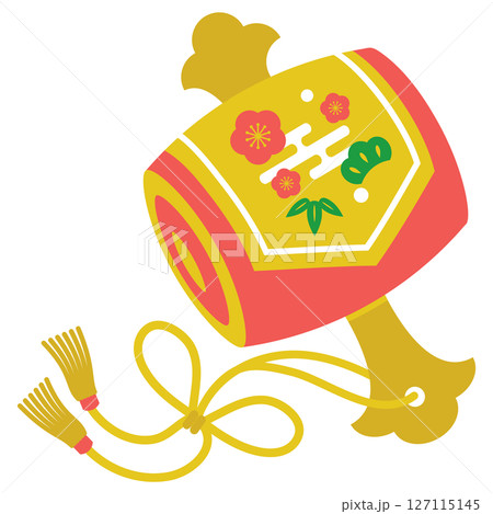 小槌の和風アイコンイラスト 127115145