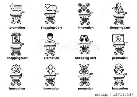 Shopping cart with a man in it Shopping cart with a man in it 127115537