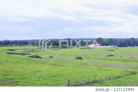 パートリッジ VC 休憩所から見える広大な芝生 127115995