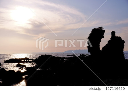 島原半島西海岸 両子岩 島原半島西海岸 両子岩 127116620