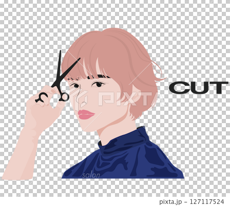 美容院的過場動畫 美容院的過場動畫 127117524