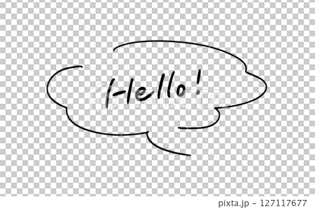 你好! | 對話泡泡的手寫訊息 你好! | 對話泡泡的手寫訊息 127117677