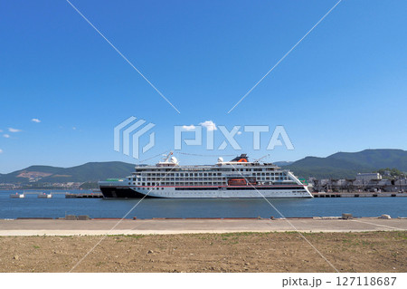 小樽初寄港のクルーズ船ハンセアティック・インスピレーション 小樽初寄港のクルーズ船ハンセアティック・インスピレーション 127118687