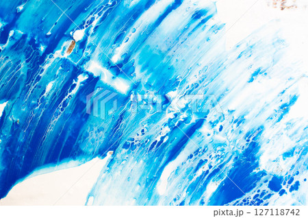 background, artistic texture, paint strokes for paper design, textile 127118742