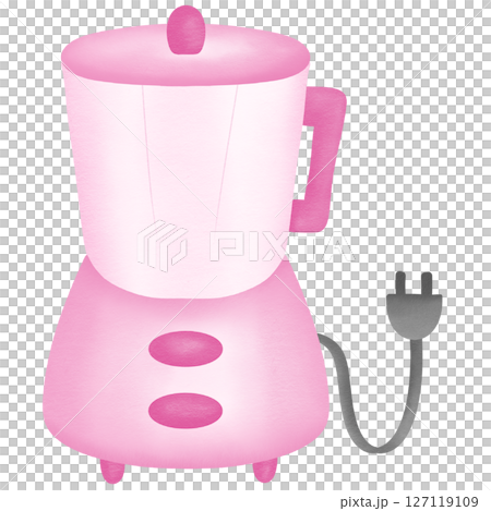 pink blender hand drawn transparency illustration 127119109