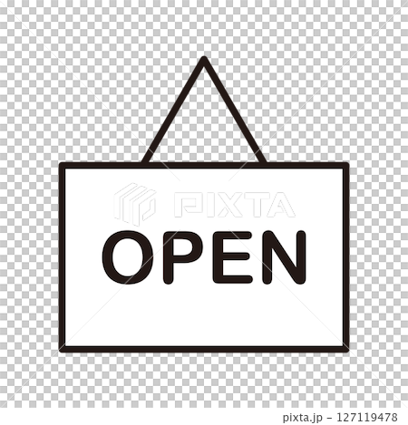 「營業中」標誌 127119478