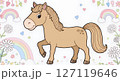 可愛い馬のイラスト 可愛い馬のイラスト 127119646
