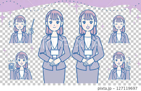 Business woman set 127119697