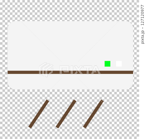 冷卻模式下的空調圖標 127120977