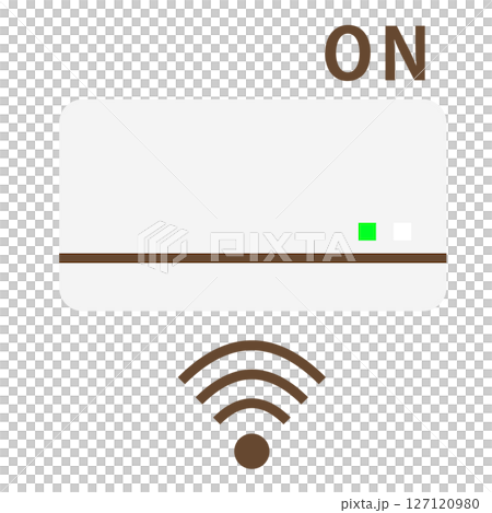 エアコンONアイコン 127120980