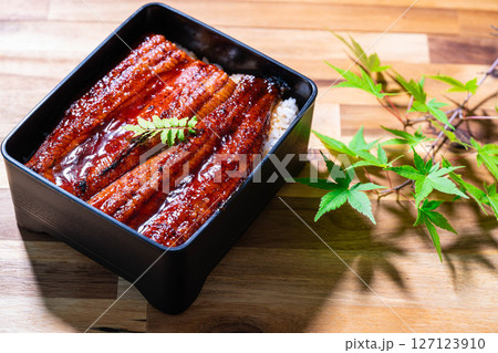 【食べ物素材】美味しそうなうな重【長野県】 【食べ物素材】美味しそうなうな重【長野県】 127123910