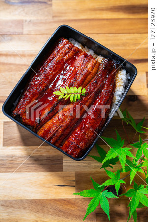 【食べ物素材】美味しそうなうな重【長野県】 【食べ物素材】美味しそうなうな重【長野県】 127123920