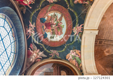 Saint-sulpice church, lateral chapel, Paris, France Saint-sulpice church, lateral chapel, Paris, France 127124301