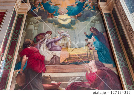 Saint-sulpice church, lateral chapel, Paris, France 127124313