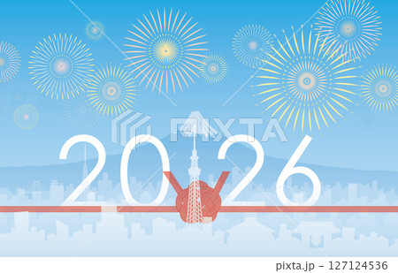2026年 新年 花火 2026年 新年 花火 127124536