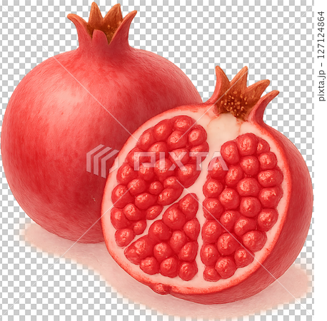 水彩水果插圖圖像 127124864