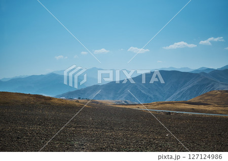 a desert and mountains among Armenia a desert and mountains among Armenia 127124986