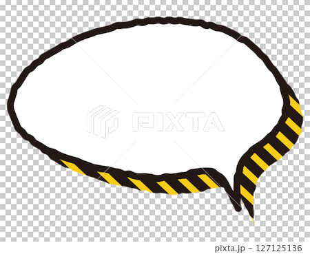 帶有醒目的手寫線條的警告/警告氣泡 17 帶有醒目的手寫線條的警告/警告氣泡 17 127125136