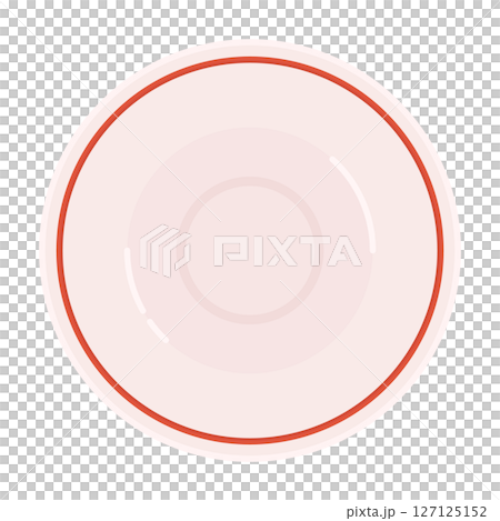 上から見たラーメン丼のイラスト 127125152