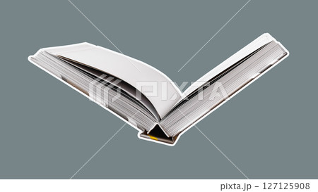 Open book with pages filled with knowledge and wisdom, perfect for study and learning. A combination Open book with pages filled with knowledge and wisdom, perfect for study and learning. A combination 127125908