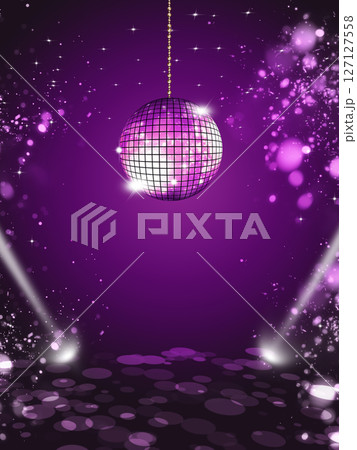 Disco Ball Party Poster Disco Ball Party Poster 127127558