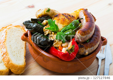 Dish of Bulgarian cuisine Kapama Dish of Bulgarian cuisine Kapama 127127846